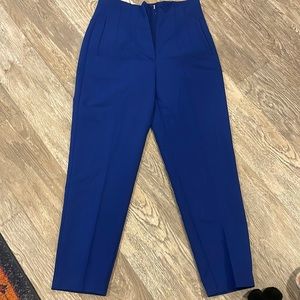 NWT Zara cobalt blue trousers